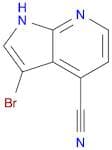 1H-PYRROLO[2,3-B]PYRIDINE-4-CARBONITRILE, 3-BROMO-