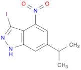 3-Iodo-6-(1-methylethyl)-4-nitro-1H-indazole