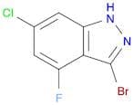 3-Bromo-6-chloro-4-fluoro-1H-indazole