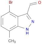 4-Bromo-7-methyl-1H-indazole-3-carbaldehyde