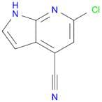 1H-Pyrrolo[2,3-b]pyridine-4-carbonitrile, 6-chloro-