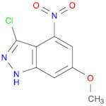 1H-Indazole, 3-chloro-6-methoxy-4-nitro-