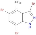 3,5,7-Tribromo-4-methyl-1H-indazole