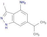 3-Iodo-6-(1-methylethyl)-1H-indazol-4-amine