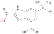 1H-Indole-2,4-dicarboxylic acid, 6-(1,1-dimethylethyl)-