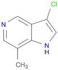 1H-Pyrrolo[3,2-c]pyridine, 3-chloro-7-methyl-