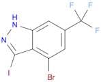 4-Bromo-3-iodo-6-(trifluoromethyl)-1H-indazole