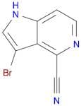 3-Bromo-1H-pyrrolo[3,2-c]pyridine-4-carbonitrile