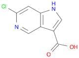 1H-Pyrrolo[3,2-c]pyridine-3-carboxylic acid, 6-chloro-