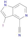 3-Iodo-1H-pyrrolo[3,2-c]pyridine-4-carbonitrile