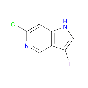 1H-Pyrrolo[3,2-c]pyridine, 6-chloro-3-iodo-