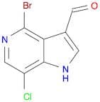 4-Bromo-7-chloro-1H-pyrrolo[3,2-c]pyridine-3-carbaldehyde