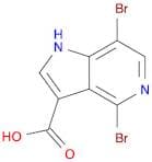 4,7-Dibromo-1H-pyrrolo[3,2-c]pyridine-3-carboxylic acid