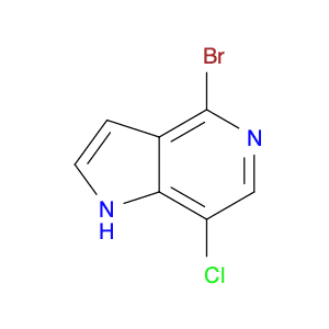 1H-Pyrrolo[3,2-c]pyridine, 4-broMo-7-chloro-