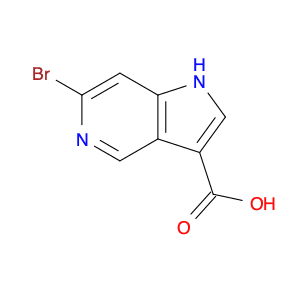 1H-Pyrrolo[3,2-c]pyridine-3-carboxylic acid, 6-bromo-