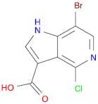 7-Bromo-4-chloro-1H-pyrrolo[3,2-c]pyridine-3-carboxylic acid