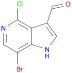 7-Bromo-4-chloro-1H-pyrrolo[3,2-c]pyridine-3-carbaldehyde