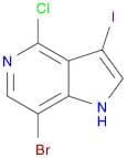 1H-Pyrrolo[3,2-c]pyridine, 7-bromo-4-chloro-3-iodo-