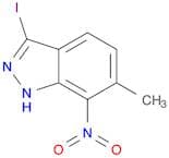 3-iodo-6-methyl-7-nitro-1H-indazole