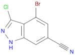 4-Bromo-3-chloro-1H-indazole-6-carbonitrile