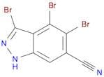 1H-Indazole-6-carbonitrile, 3,4,5-tribromo-