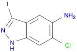 1H-Indazol-5-amine, 6-chloro-3-iodo-