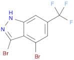 3,4-Dibromo-6-(trifluoromethyl)-1H-indazole