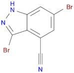 3,6-Dibromo-1H-indazole-4-carbonitrile