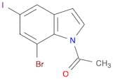 1-(7-Bromo-5-iodo-1H-indol-1-yl)ethanone