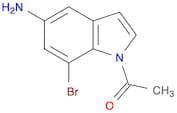 1-(5-Amino-7-bromo-1H-indol-1-yl)ethanone