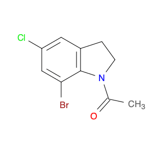 Ethanone, 1-(7-bromo-5-chloro-2,3-dihydro-1H-indol-1-yl)-