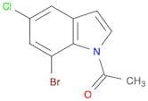 1-(7-Bromo-5-chloro-1H-indol-1-yl)ethanone