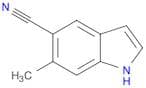 1H-Indole-5-carbonitrile, 6-methyl-