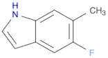 1H-Indole, 5-fluoro-6-methyl-
