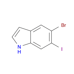 1H-Indole, 5-bromo-6-iodo-