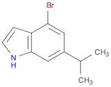 1H-Indole, 4-broMo-6-(1-Methylethyl)-