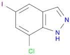 1H-Indazole, 7-chloro-5-iodo-