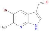 5-Bromo-6-methyl-1H-pyrrolo[2,3-b]pyridine-3-carbaldehyde