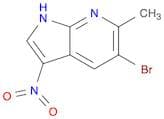 5-Bromo-6-methyl-3-nitro-1H-pyrrolo[2,3-b]pyridine