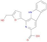 9H-Pyrido[3,4-b]indole-3-carboxylic acid, 1-[5-(hydroxymethyl)-2-furanyl]-