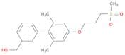 (2',6'-Dimethyl-4'-(3-(methylsulfonyl)propoxy)-[1,1'-biphenyl]-3-yl)methanol