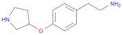 2-[4-(Pyrrolidin-3-yloxy)phenyl]ethylamine