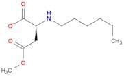 Aspartic acid, N-hexyl-, 4-methyl ester