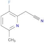 2-(3-fluoro-6-methylpyridin-2-yl)acetonitrile
