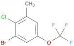 1-Bromo-2-chloro-3-methyl-5-(trifluoromethoxy)benzene