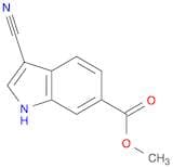 1H-Indole-6-carboxylic acid, 3-cyano-, methyl ester