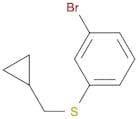 (3-bromophenyl)(cyclopropylmethyl)sulfane