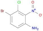 Benzenamine, 4-bromo-3-chloro-2-nitro-