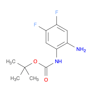 Carbamic acid, N-(2-amino-4,5-difluorophenyl)-, 1,1-dimethylethyl ester