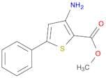 2-Thiophenecarboxylic acid, 3-amino-5-phenyl-, methyl ester